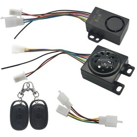 Resim 48-72v Elektrikli Motosiklet Tek Tuşla Başlatma Uzaktan Kilit Hırsızlık Önleme Alarmı, Özellikler: Üç Tekerlekli 