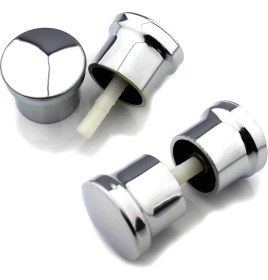 Resim 2 Takım Duşakabin Kulpu 2 Kapaklık Duşakabin Kulp Krom 2 Iç 2 Dış Çift Kapak Topuz Kulp 