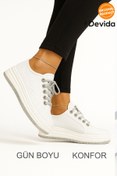 Resim Devida Kadın Beyaz Spor Ayakkabı Günlük Rahat Air Taban Sneaker N150 Air Lena 