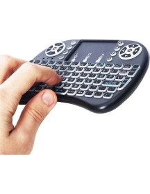 Resim Hello Kablosuz Mini Klavye Dokunmatik Mouse HL-19485 