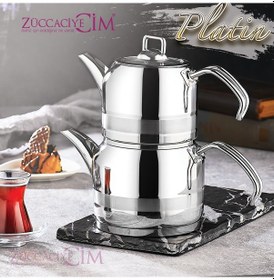 Resim Kahramanlar Enza Midi Boy Platin Çaydanlık 