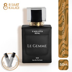 Resim CARLOTA Royal LE GEMME Erkek Parfüm 50 ML Eau De Parfum Kalıcı Lüks Koku 