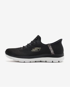 Resim Skechers Summıts - Leopard Chıc Kadın Siyah Spor Ayakkabı 150275 Bkmt Siyah 