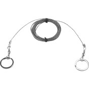 Resim Quueppty Açık Hava El Yapımı Halat Testeresi 304 Paslanmaz Çelik Tel Testere Kamp Hayat Kurtaran Ağaç Işçiliği Süper Ince El Testeresi Tel 5m (Yurt Dışından) 