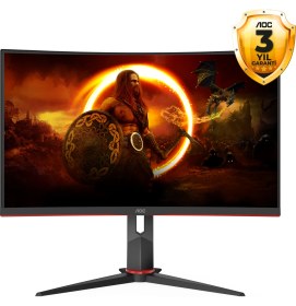 Resim AOC 27" CQ27G2S/BK 1MS 165HZ 2K HDMI DP Monitör 