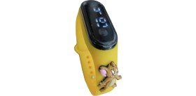 Resim Dzc Kuzenler Avm Tom ve Jerry LED Dokunmatik Ekranlı Dijital Çocuk ve Genç Kol Saati Sarı (Akıllı Değiller) 
