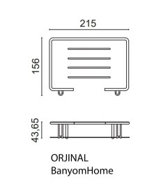 Resim Çelik Banyo Paslanmaz Pirinç Altın Gold Lidya Tekli 15x22 Cm Şampuanlık Süngerlik Banyo Rafı Gold 