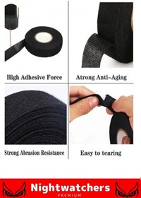 Resim Deluxe Isıya Dayanıklı Aşınma Direnci Kalıntı Bırakmayan Alev Geciktirici 10mt Yalıtım Bant 10 Adet 