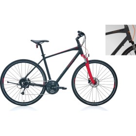 Resim Carraro Sportive 227C 18-V Hd Trekking Şehir Bisikleti - Mat Antrasit-Siyah-Turuncu - 51 cm 