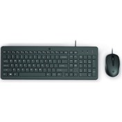 Resim HP 150 240J7AA Kablolu Türkçe Klavye Mouse Set 