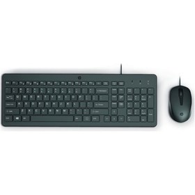 Resim HP 150 240J7AA Kablolu Türkçe Klavye Mouse Set 