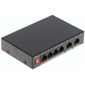 Resim Dahua PFS3006-4ET-60-V2 6 Port 60 W 4 Port PoE 10/100 2x-Uplink Switch 