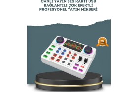 Resim Feyza Design Yüksek Kaliteli Gürültü Engelleme Canlı Yayın Ses Kartı 