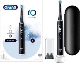 Resim Oral-B iO - 6 Şarjlı Diş Fırçası, Siyah 