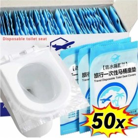 Resim Main Shop 50 Adet Kullan At Klozet Örtüsü Klozet Poşeti Klozet Kapak Örtüsü Şeffaf 