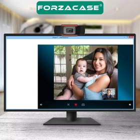 Resim Forzacase 1080P Ayarlanabilir Tak ve Çalıştır Mikrofonlu Görüntülü Web Kamerası Webcam - FC1020 