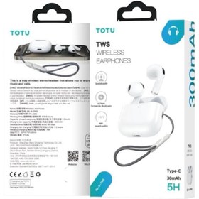Resim Totu Kablosuz Kulaklık TWS Type-C 30mAh 5H Model:BE-6-TWS 