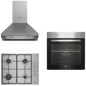 Resim Beko Yeni Eco BFM 310 I - BOMD D 6110 EI - ADP 61420 I Ankastre Set Inox 