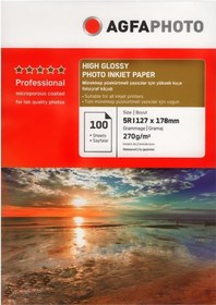 Resim Agfa Photo Glossy Parlak 13X18 270 G/M² Fotoğraf Kağıdı 100 Yapra 