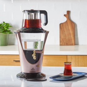 Resim Karaca Cam Semaver Rosegold 