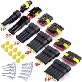 Resim Süper Seal Su Geçirmez 10 Cm 0,75 Kablolu Konnektör Soket Takım 5Pin 