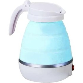 Resim Mini Seyahat Katlanabilir Su Isıtıcısı Kış Açık Taşınabilir Elektrikli Su Isıtıcısı Katlanabilir Su Isıtıcılar Gıda Sınıf Silikon Küçük Silikon Kettle | Su Isıtıcılar 
