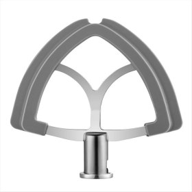 Resim Quartz Realm Kitchenaid Için Kenar Çırpıcı 4.5-5 Quart Tilt Head Stand Mikser Silikon Kenar Sıyırıcı ile Paslanmaz Kürek Eki (Yurt Dışından) 