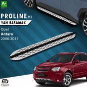 Resim S-Dizayn Opel Antara OEM Still Pro V1 Aluminyum Yan Basamak 183 Cm 2006-2015 