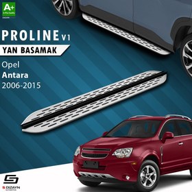 Resim S-Dizayn Opel Antara OEM Still Pro V1 Aluminyum Yan Basamak 183 Cm 2006-2015 