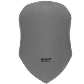 Resim GP KOMPOZİT Gp Kompozit Siperlik Tur Camı Füme 65 Cm Yamaha X-max 250 300 400 2018-2023 