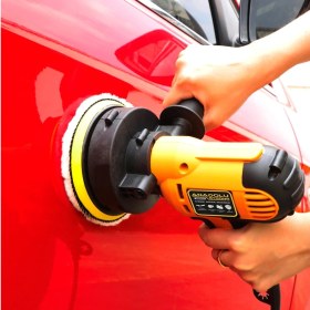 Resim Anadolu Strong ANS1073 450WATT Devir Ayarlı Zımpara Araba Pasta Cila Parlatma 125 mm Polisaj Makinesi 