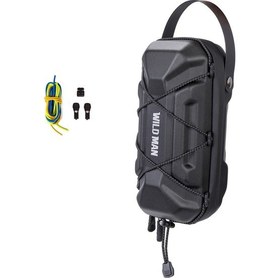 Resim Jeehugo Elektrikli Scooter Ön Çantası, Su Geçirmez Pu Kumaşlı, Yüksek Kapasiteli, Reflektif Logo, Çoklu Araç Uyumlu Bisiklet, Scooter Siyah 