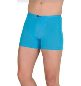 Resim Berrak 4488 Erkek Modal İnce Kemer Lastikli Boxer 12 Adet Mavi 