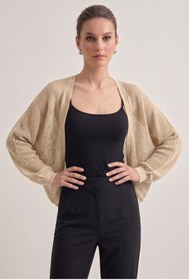Resim Neden Tekstil Premium Ajurlu İnce Triko Bolero Hırka 