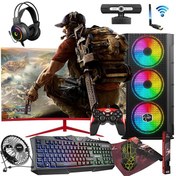 Resim Zeiron AFX60 Amd Ryzen 5 3600 16GB 256GB Masaüstü Oyun Bilgisayarı 256GB SSD+1TB HDD+GTX1050Ti 23.8" PUBG, VALORANT,GTA5 OYUNCU PC