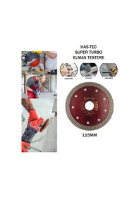 Resim 115mm Elmaslı Turbo Kesici Seramik, Porselen, Mermer Ve Granit İçin İnce Ve Hassas Kesim 