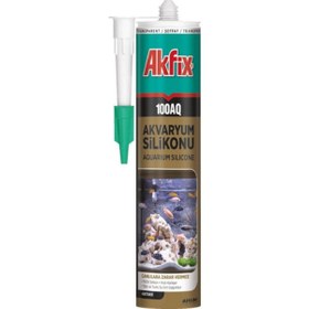 Resim Akfix Akvaryum Silikonu Şeffaf 310gr 