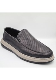 Resim Greyder 64696 Siyah Hakiki Deri Erkek Casual Comfort Ayakkabı Siyah 