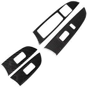 Resim Araba Karbon Fiber Pencere Camı Asansör Lexus Is250 300 350c 2006-2012 İçin Dekoratif Etiket, Sol Sürücü 1 Adet 