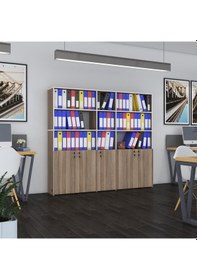 Resim Kenzlife Klasör Dolabı Kilitli Gökbörü Crd 175 200 30 Klasörlük Kitaplık Ofis Arkalıksız Çok Renkli 