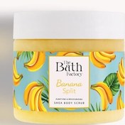 Resim The Bath Factory Nemlendirici ve Arındırıcı Shea Vücut Peelingi Muz Aromalı 300gr 