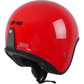 Resim Yohe Motosiklet Kaskı 880-VESPA-RED-SHINY 