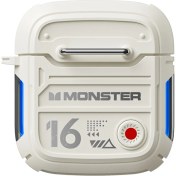 Resim Amorus Monster XKT16 Tws Bluetooth 5.3 Kulaklık Hifi Müzik Oyun Kablosuz Kulaklık - Bej (Yurt Dışından) 