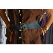 Resim Sahtiyan Forma Cüzdanlı Kemer Lacivert 