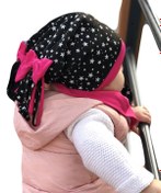 Resim Babygiz Siyah - Fuşya Kız Bebek Bere 