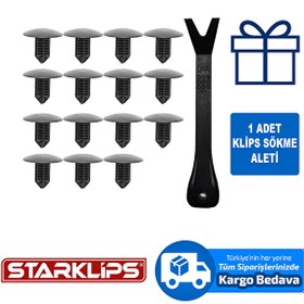 Resim Döşeme Klips Siyah 90671-S0D-003Zk Honda Acura 10 Adet Starklips