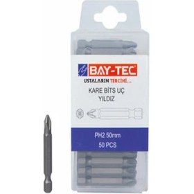 Resim Bits Uç Kare Yıldız Ph 2X50MM MU1850 5227 - 10 Adet Erpilsan Elektronik 