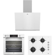 Resim Beko Buhar Destekli Siyah Ankastre Set (BDE 6062 S - BFC 631 S - BOCL T 6510 ES) 