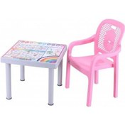 Resim Depootoptan Sağlam Plastik Mandella Rubi Ingilizce Desenli Çocuk Masası 1 Ade (533367133) 