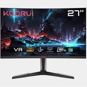 Resim Koorui 27E6CA 27" 180 Hz 1 MS VA FHD HDMI - Displayport Curved Oyuncu Monitörü 